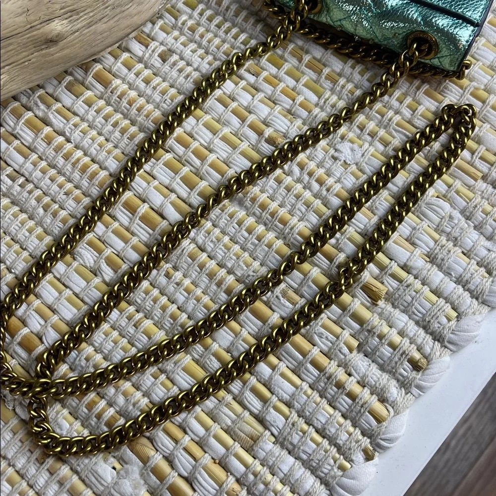 Kurt Geiger Micro Mini Kensington Eye Gold chain bag - Picture 4 of 8